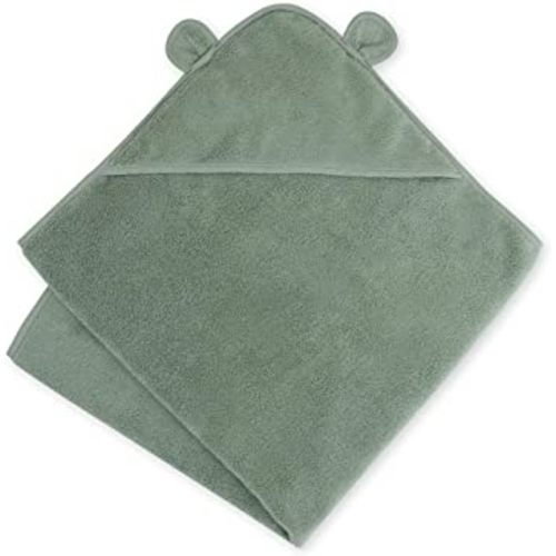 Natemia Organic Hooded Baby Towel – Ultra Soft and Absorbent Cloud Touch Cotton Hooded Bath Towels for Babies, Toddlers