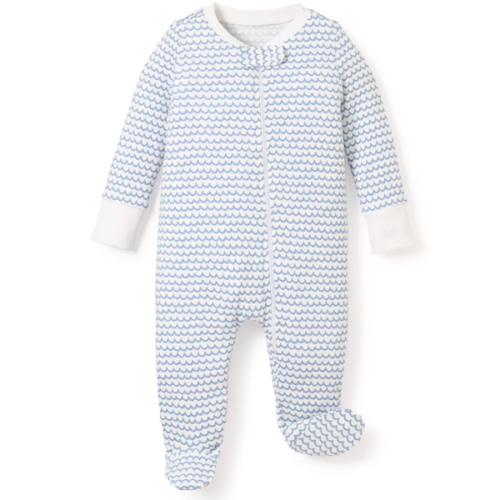 Baby's Pima Romper in La Mer