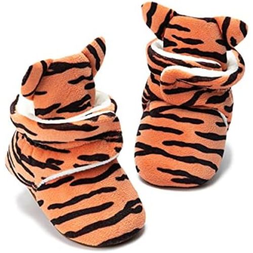 Meckior Newborn Infant Baby Girls Boys Warm Fleece Winter Booties First Walkers Slippers Shoes