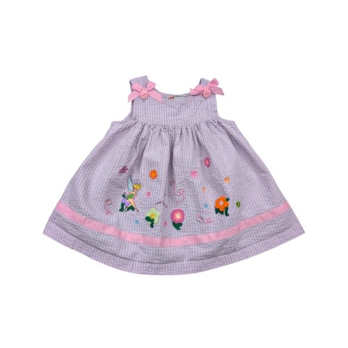 Rare Vintage Disney Tinker Bell Baby Dress Walt Disney World Kids 12M