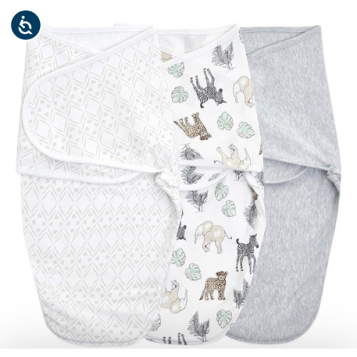 aden + anais essentials easy swaddle wrap quick change 3 pack