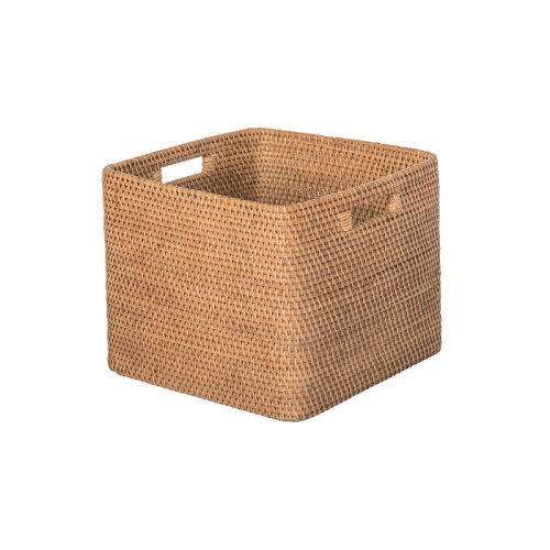 Rosecliff Heights Bavan Rattan Basket & Reviews | Wayfair