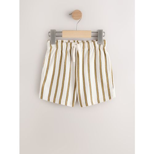 Yellow Textured Shorts (3mths-7yrs)