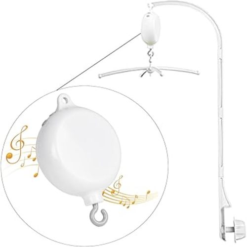 Baby Crib Mobile Hanger & Holder with Music Box, for Boys & Girls