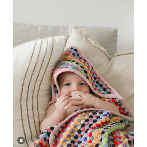 Pom Pom Baby Swaddle towel – House Of Avana