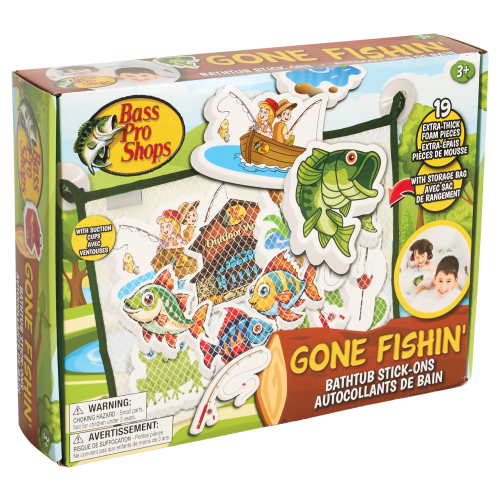 Bass Pro Shops Gone Fishin' Foam Bath Playset
