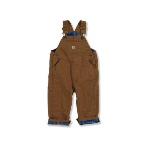 Carhartt Boy's Flannel-Lined Bib Overall - Traditions Clothing & Gift Shop