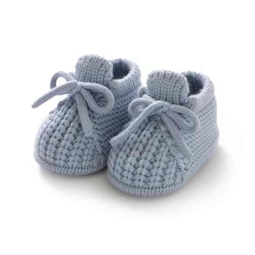 Baby Booties Newborn Baby First Shoes Cozy Warm Knit Soft Booties for Toddler Infant Boy Girl