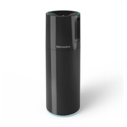 Homedics Portable Ultrasonic Humidifier with Night-Light and Aromatherapy Black