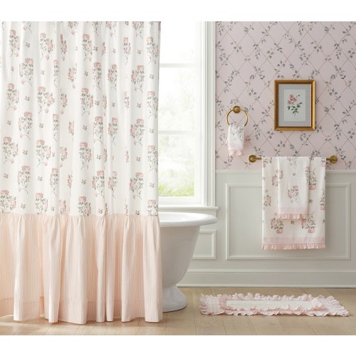 Bria Hammel Rose Vine Shower Curtain