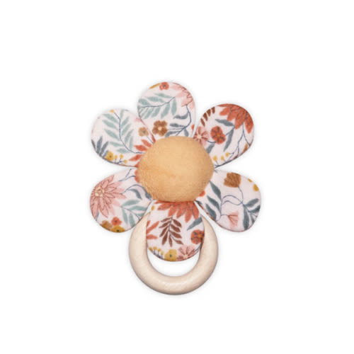 Flower Teething Ring - Zinnia Bloom