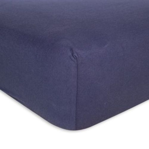 Burt's Bees Baby™ Organic Cotton Fitted Crib Sheet in Indigo - INDIGO - CRIB SHEET