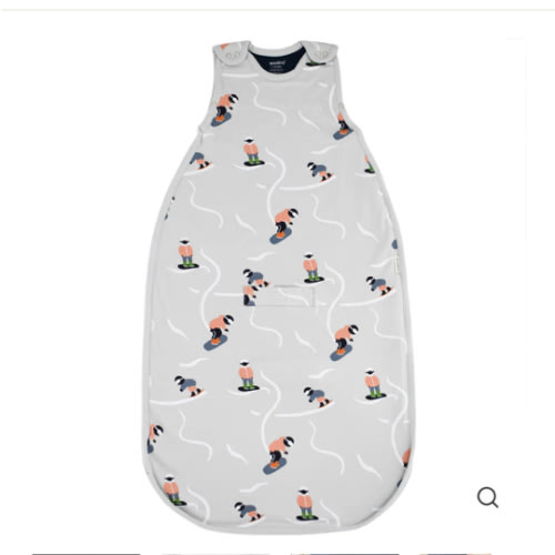 4 Season® Ultimate Baby Sleep Bag, Merino Wool & Organic Cotton, Snowboarder