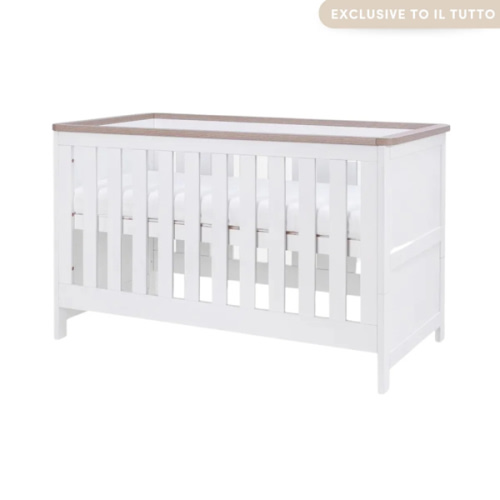 Verona Cot in Oak White | iL Tutto