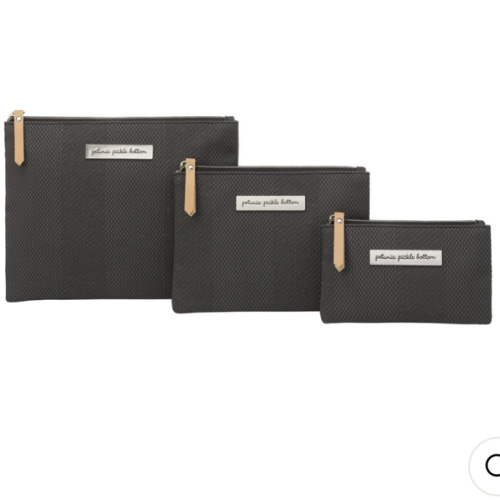 Organizer Trio in Carbon Cable Stitch