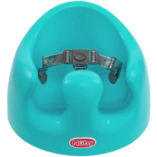 Nuby My Floor Seat for Babies with Soft Foam & 3-Point Harness, 4-12M+