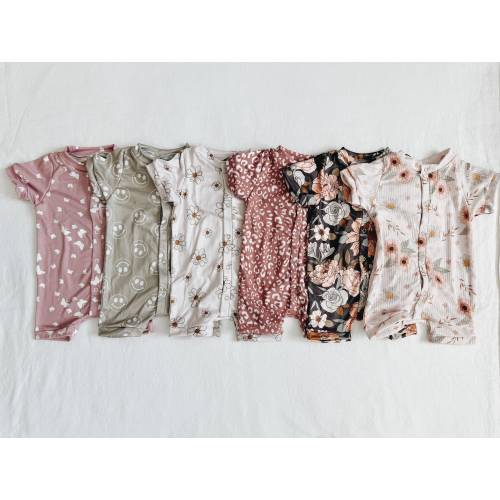 Spring Collection, Shorts rompers, baby pajamas, baby outfit, toddler outfit, soft pajamas, floral pajamas, girl set, clothing set