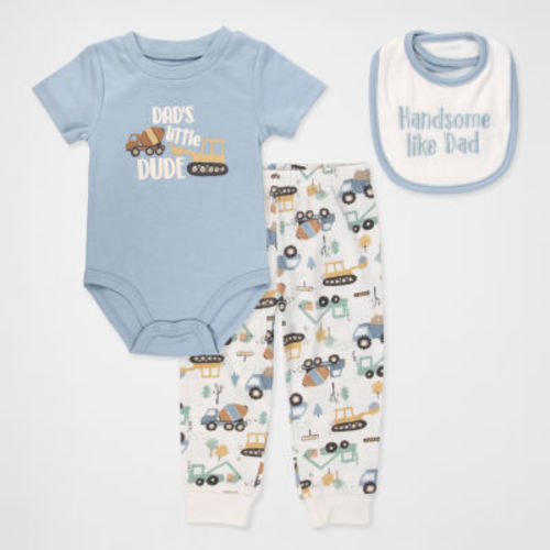 Baby Essentials Baby Boys 3-pc. Pant Set