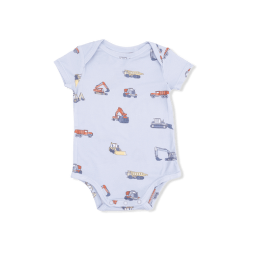 Construction Vehicles - Short Sleeve Bodysuit