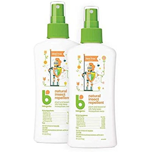 Babyganics Insect Spray, 6oz, 2 pack, Made with Plant and Essential Oils