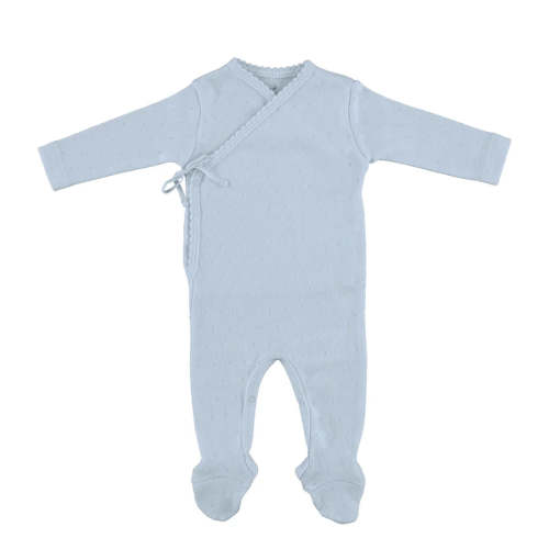 Bebe Organic Pointelle Overall AW26 – blue daisy
