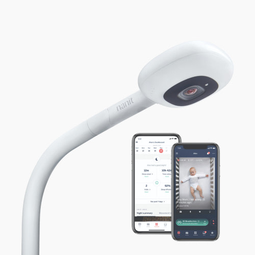 Nanit Pro Smart Baby Monitor and Floor Stand - White