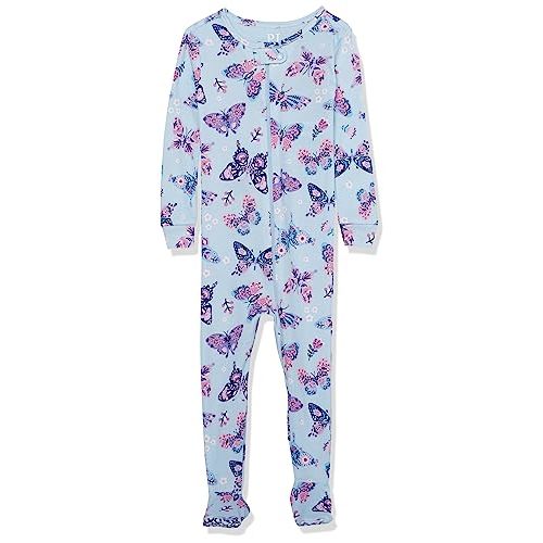 The Children's Place baby-girls And Toddler Snug Fit 100% Cotton One Piece Zip Front Footed Pajama