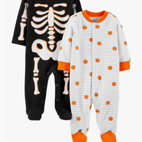Simple Joys by Carter's Baby 2-pack Halloween Cotton Footed Sleep and Play