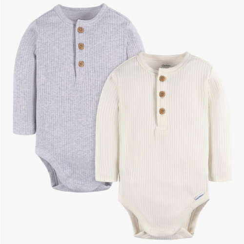 Gerber Unisex Baby Baby Boys' and Baby Girls' 2-pack Bodysuits