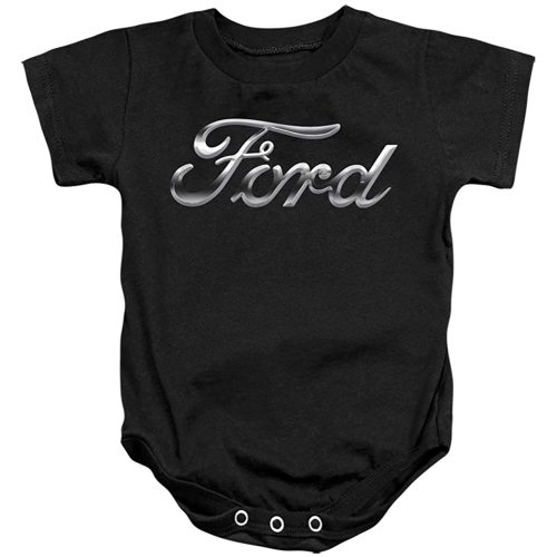 Ford Chrome Ford Logo Unisex Infant Snap Suit for Baby Boys and Girls