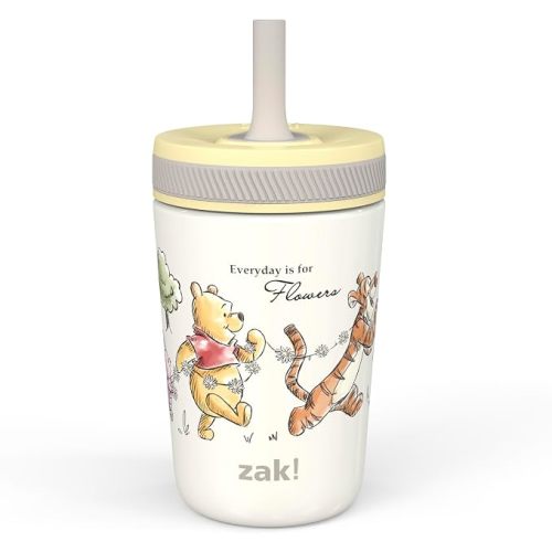 Zak Designs Disney Winnie the Pooh Kelso 12oz Leak-Proof Toddler Straw Cup