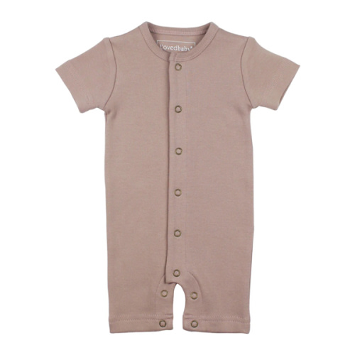Pinks | Organic Short-Sleeve Romper – L'ovedbaby