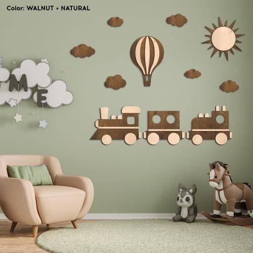 Train nursery art, Train wall decor for boys room, Train wall decor toddler room, Train wall hanging, Vehicle nursery wall art