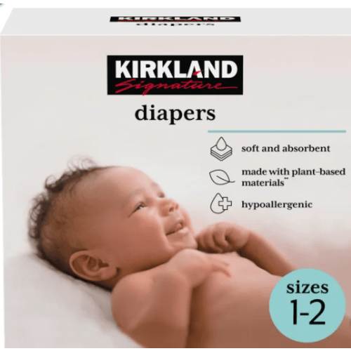 Kirkland Signature Diapers Sizes 1-2