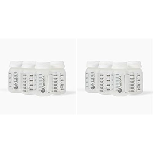 Ameda Breast Milk Storage Bottles (Pack of 2)