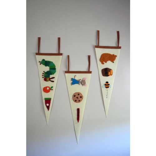 Children's Books Pennants - 3 Pennants