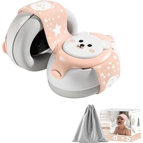 Baby Ear Protection,25dB Infant Noise Cancelling Headphones for Babies 0-36 Months with Adjustable Headband Baby Earmuffs,Ideal Baby Travel Essentials for Outdoor,Sleep,Airplane & Music Festivals