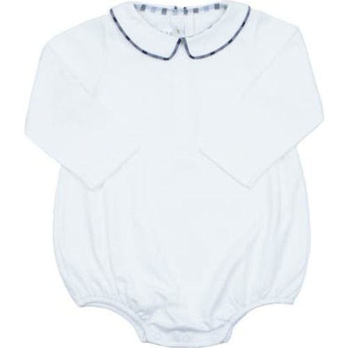 Gingham Piping Bubble Romper