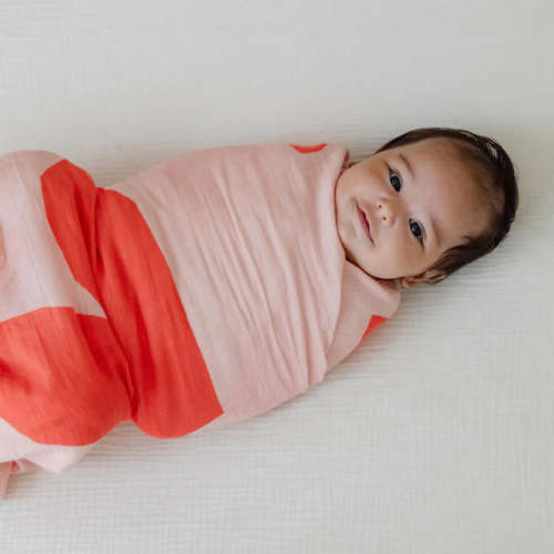 BAMBOO SWADDLE WRAP | I HEART YOU