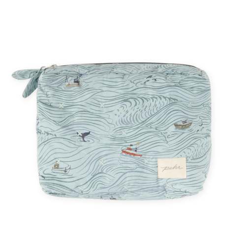On The Go Pouch - High Seas Blue – Pehr