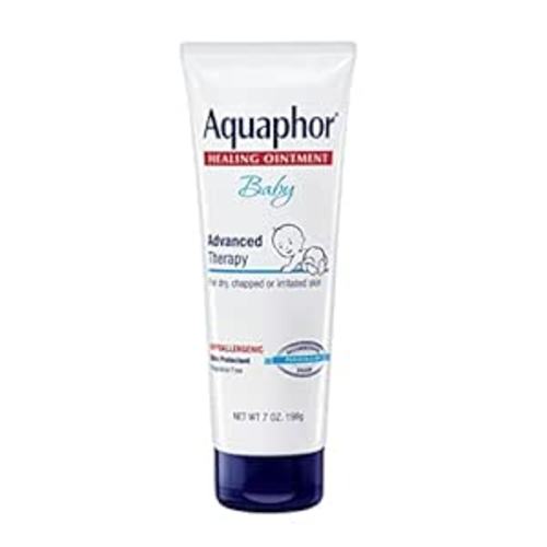Aquaphor Baby Healing Ointment Advanced Therapy Skin Protectant, Dry Skin and Diaper Rash Ointment, 7 Oz Tube