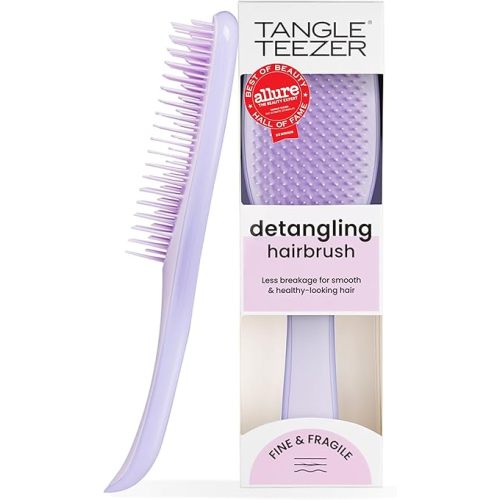 Tangle Teezer Fine Ultimate Detangler Brush, Dry & Wet Hair Brush to Detangle & Reduce Breakage for Fine Hair Types, Hypnotic Heather