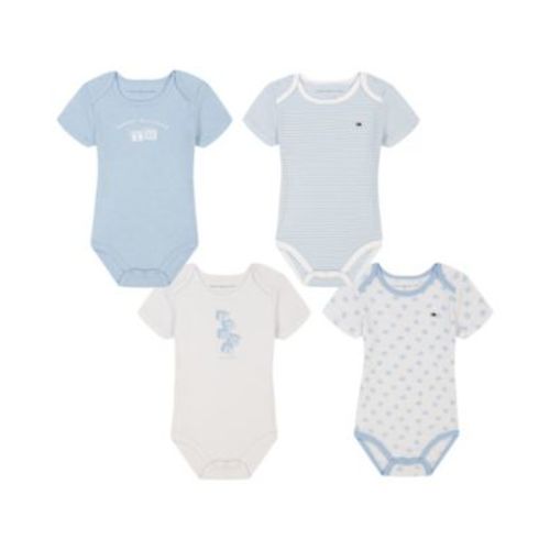 Baby Boys 4-Pack Short Sleeve Bodysuits