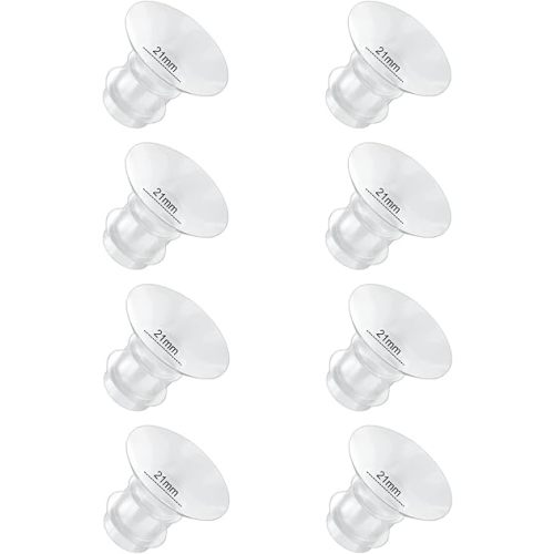 Flange Inserts 21mm 8PC Compatible with Momcozy S12 pro/S9 pro/S9/S10/S12/Medela/TSRETE/Spectra/Bellababy etc 24mm Wearable Breast Pump, Reduce 24mm Tunnel Down to Correct Size