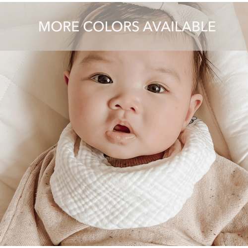 Natural White Lightweight Scarf Bib