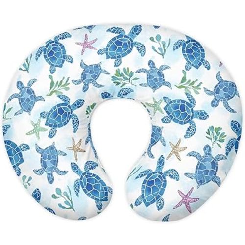 Sea Turtle Pillow Case Soft and Comfy Breastfeeding Pillows Covers, Snug Fits Nursing Pillow Slipcovers for Boys Girls, Machine Washable