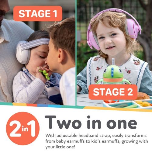 Nuby Ear Muffs with 2 Headbands