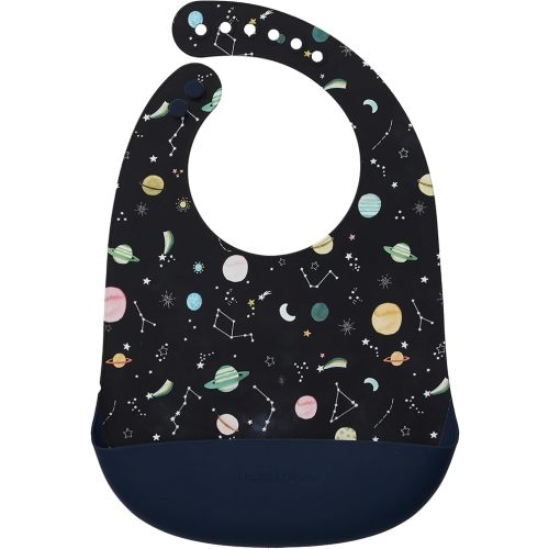 Loulou Lollipop Soft, Waterproof Silicone Feeding Bib for Babies and Toddlers