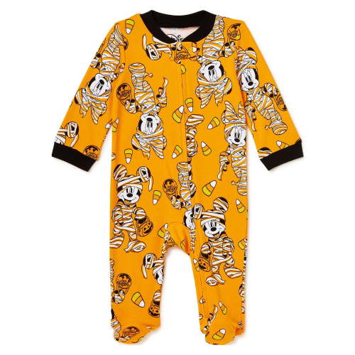 Mickey Mouse Baby Boy & Girl Halloween Sleep N Play, Newborn-6/9 M