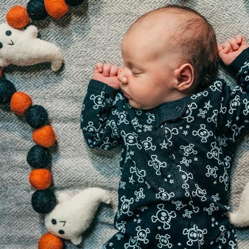 Honestbaby 1-Piece Family Matching Holiday Pajamas Organic Cotton